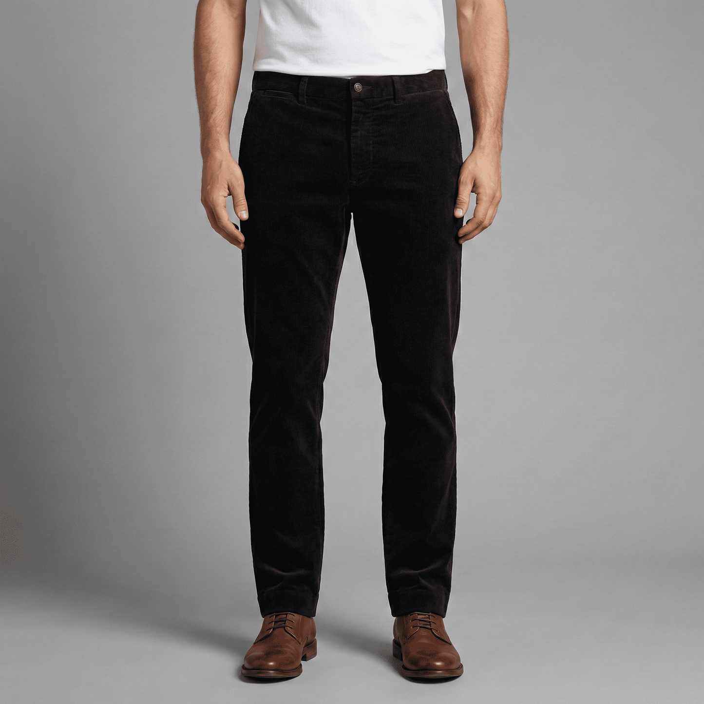 Andover Slim Fit Stretch Corduroy Trousers