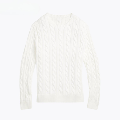 Cable-Knit Cotton Jumper