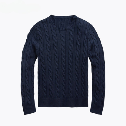 Cable-Knit Cotton Jumper