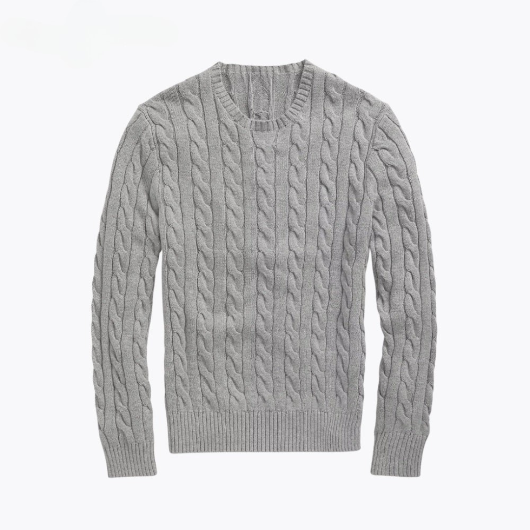 Cable-Knit Cotton Jumper