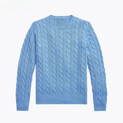 Cable-Knit Cotton Jumper