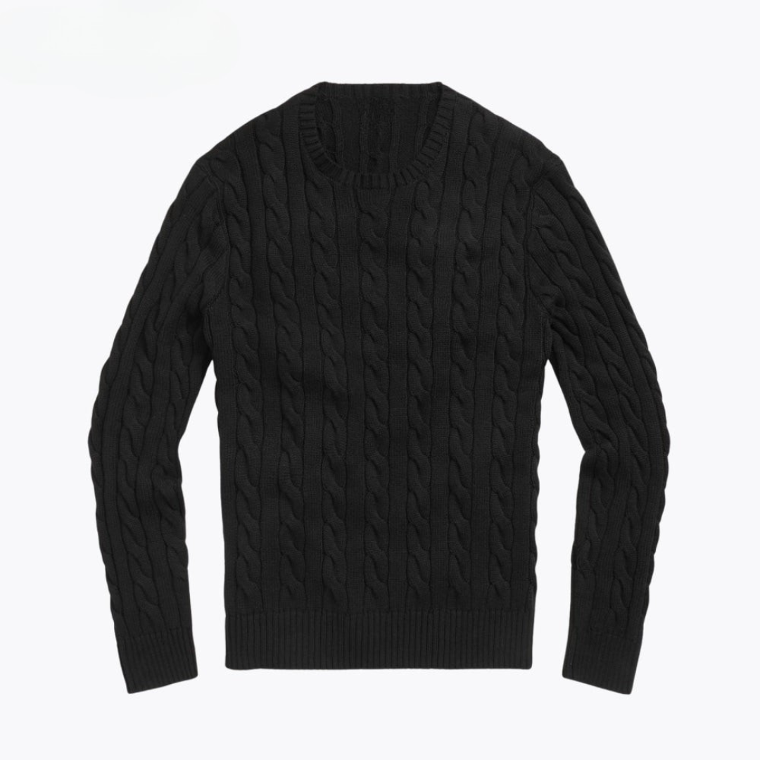 Cable-Knit Cotton Jumper