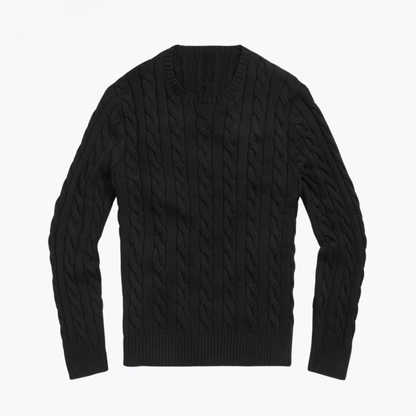 Cable-Knit Cotton Jumper